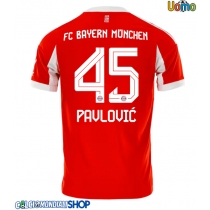 Maglie da calcio Bayern Munich Aleksandar Pavlovic #45 Prima Maglia 2025-26 Manica Corta